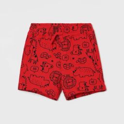 Juniors By Lifestyle Red Cotton Regular Fit Printed Shorts-picture-40