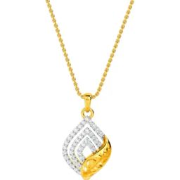 Kisna Diamond & Gold Jewellery 18k Kaitlan Pendant-picture-25