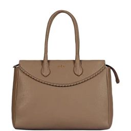 Eske Beige Solid Large Tote Handbag-image-94
