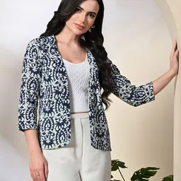 DECKEDUP Women Printed Ethnic Shrug-16