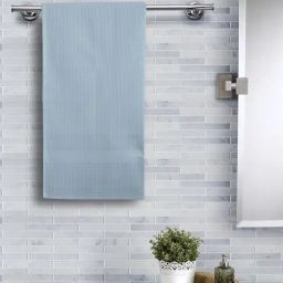 Maspar Catalina Blue Cotton 240 GSM Bath Towel - Set of 1-image-52