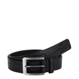 Aditi Wasan Black Leather Waist Belt for Men-image-73