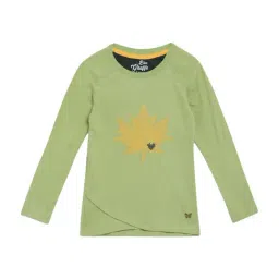 Blue Giraffe Kids Green Cotton Printed T-Shirt-picture-10