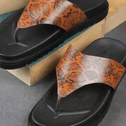 Metro Men's Tan Thong Sandals-picture-18