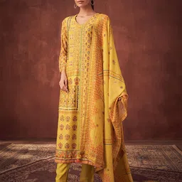 SAUNDH Floral Printed Unstitched Dress Material-image-25