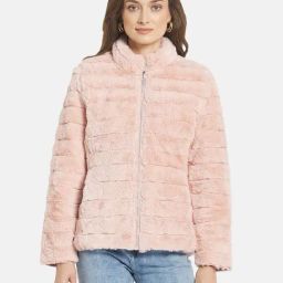 METTLE Pink Padded Jacket-image-52