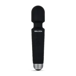 Waldon Cordless Handheld Wand Massager with 28 Vibration Modes (Black)-42