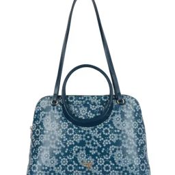 Baggit Green Floral Large Bowling Bag-image-10