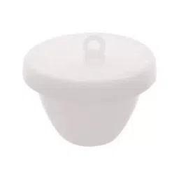 Supertek White Silica Crucible With Lid For Laboratories, Capacity 150 ml, CHSIL1/6 image 2