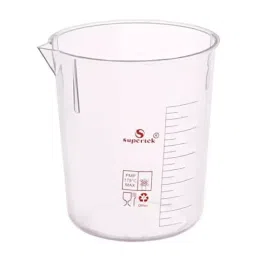Supertek Autoclavable PMP Beaker With Printed Graduation, Capacity 50 ml, CH10164/1 (Pack of 12) image 2