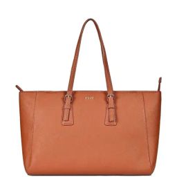 Eske Tan Solid Large Tote Handbag-picture-20