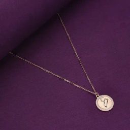 Kai Jewel Sterling Silver Rose Gold Minimalistic Leo Single Zodiac Chain Necklace-image-98