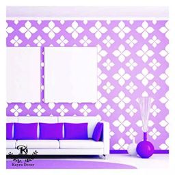Kayra Decor Floral 16x24 Inch Wall Design Stencil Painting KHSNT110-image-60