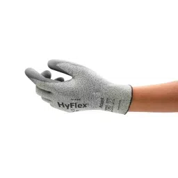 Ansell HyFlex 11-730 Grey HPPE Nylon Spandex Cut Resistant Gloves Size 11 Polyurethane Coating, 11730110-picture-26