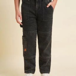 Jack & Jones Junior Boys Black Denim Jeans-image-50