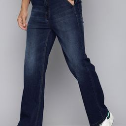 R.Code by The Roadster Life Co. Men Bootcut High-Rise Light Fade Printed Stretchable Jeans-picture-38