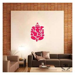 Kayra Decor Shree Ganesha 16x24 Inch Wall Design Stencil Painting KHSNT035-image-6