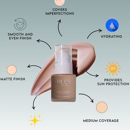HUES FOR HIM Full Coverage Liquid Foundation - 20 ml - Deep Espresso 02 image 2