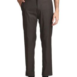 Tommy Hilfiger Brown Straight Fit Trousers-picture-13