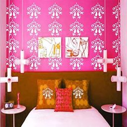 Kayra Decor Damask 16x24 Inch Wall Design Stencil Painting KHSNT115-image-40