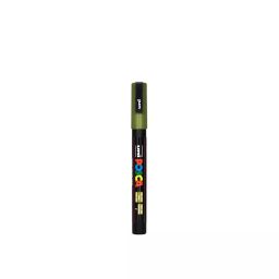 Uni Posca PC-3M 0.9-1.3 mm Fine Tip Khaki Green Ink Water Based Paint Marker (Pack of 6 Pcs)-16