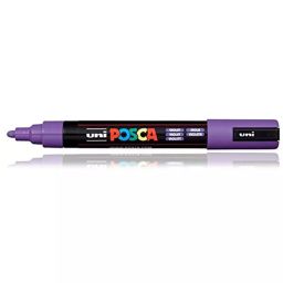 Uni Posca PC-5M 1.8-2.5 mm Medium Tip Violet Ink Water Based Paint Marker (Pack of 6 Pcs) image 2