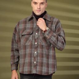 Chkokko Multi Relaxed Fit Checked Shackets-image-42