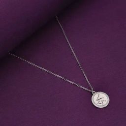 Kai Jewel Sterling Silver Minimalistic Aquarius Single Zodiac Chain Necklace-image-92