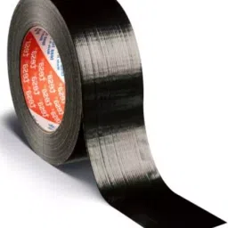 Tesa 4613 50m x 48mm Black Duct Tape (Pack of 2)-image-1