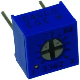 Bourns TRIMMER POTENTIOMETER, 20KOHM 1TURN THRO Model No - 3362R-1-203LF-picture-47