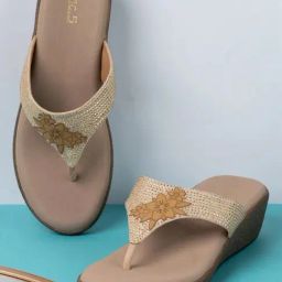 Inc.5 Women's Beige Thong Wedges-image-68