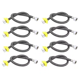 GENERIC Stainless Steel 24 inch Connection Pipe Silver, FG056 (Pack of 8)-image-31