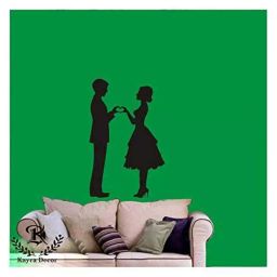 Kayra Decor Sweetheart Love Couple 16x24 Inch Wall Design Stencil Painting KHS364-image-30