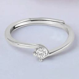Zavya Classic Rhodium Plated 925 Sterling Silver Ring-image-33