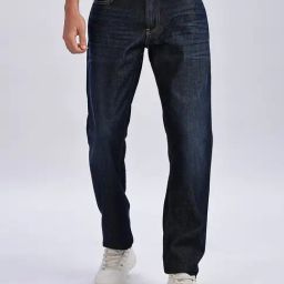 CALVIN KLEIN JEANS Straight Fit Dark Mid-Rise Jeans-image-20