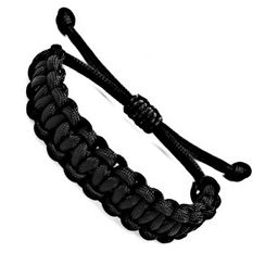 Divine souvenirs Black Fabric Bracelet-picture-51