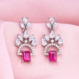 GIVA 925 Silver Royale Dangler Earrings for Women & Girls-image-50