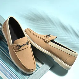 Ifah Women Slip On Loafers with Buckle-picture-19