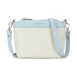 Fastrack Off Duty Blue Textured Small Cross Body Bag-37