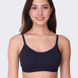 POOJA RAGENEE Full Coverage All Day Comfort Seamless Cotton Workout Bra-34