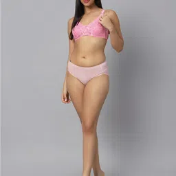Bluenixie Cotton Wirefree support Regular Straps Full Coverage Bra image 3