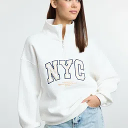 Trendyol Women Typography Self Design Sweatshirt-picture-47