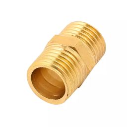 Generic 1/4x1/4 Inch Pipe Hex Nipple Fitting-48