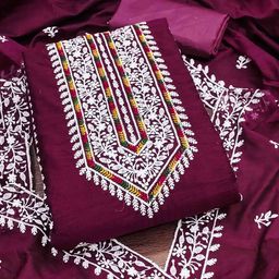 Blissta Embroidered Unstitched Dress Material-image-69
