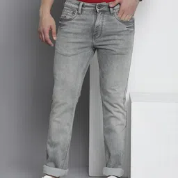 Nautica Men Straight Fit Low-Rise Heavy Fade Stretchable Jeans-picture-30