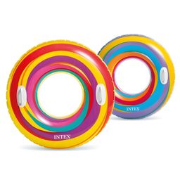 Intex Print Swimming Tube Pack of 1 - Multicolour-image-5