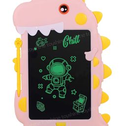 Toyshine Dinosaur Design Writing Tablet 8.5 Inches - Pink-20