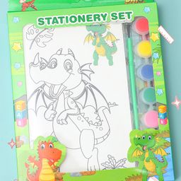 ZOE Dino Theme Colouring Activity Kit - Green-12