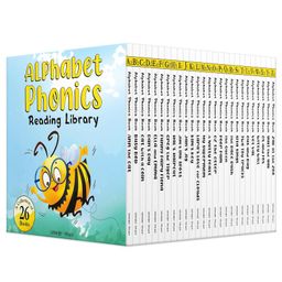 Alphabet Phonics - Reading Library For Children (Boxset of 26 books) Board Books Pack of 26 - English-1