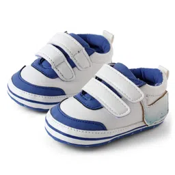 KIDLINGSS Whale Patch Detailed Double Velcro Booties - Blue-picture-3